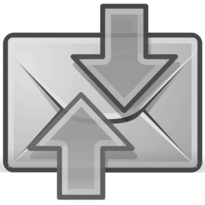 Import-Export E-mail Icon
